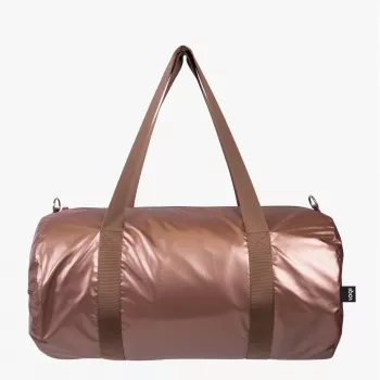 Weekender-tas LOQI – roségoud (groot)