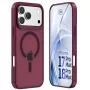 3mk Hardy Hazy MagCase voor Apple iPhone 17 Pro Max / 18 Pro Max, bordeaux