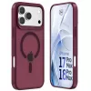 3mk Hardy Hazy MagCase voor Apple iPhone 17 Pro Max / 18 Pro Max, bordeaux