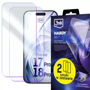 3mk Hardy ARC+ 4-laags displayschermfolie voor Apple iPhone 17 Pro / 18 Pro