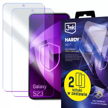 3mk Hardy ARC+ 4-laags displayschermfolie voor Samsung Galaxy S23 5G