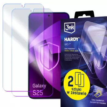 3mk Hardy ARC+ 4-laags displayschermfolie voor Samsung Galaxy S25
