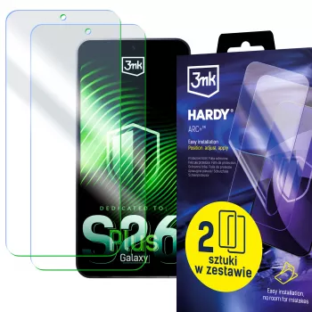 3mk Hardy ARC+ 4-laags displayschermfolie voor Samsung Galaxy S26+