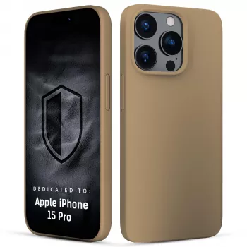 3mk Hardy Mellow MagCase voor Apple iPhone 15 Pro, goud