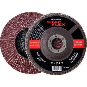 PSG Star Flex T29 lamellenschuurschijf voor staal, 125 x 22 mm, korrel 60 (TLS1252260)