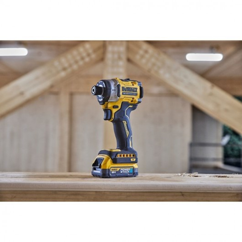 DeWALT DCF860E2T-QW accu-slagschroevendraaier 3800 RPM zwart, geel