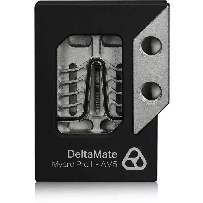 Thermal Grizzly DeltaMate MPII CPU-waterkoeler, AM5, zwart/zilver