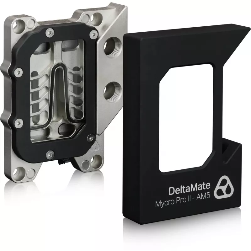 Thermal Grizzly DeltaMate MPII CPU-waterkoeler, AM5, zwart/zilver