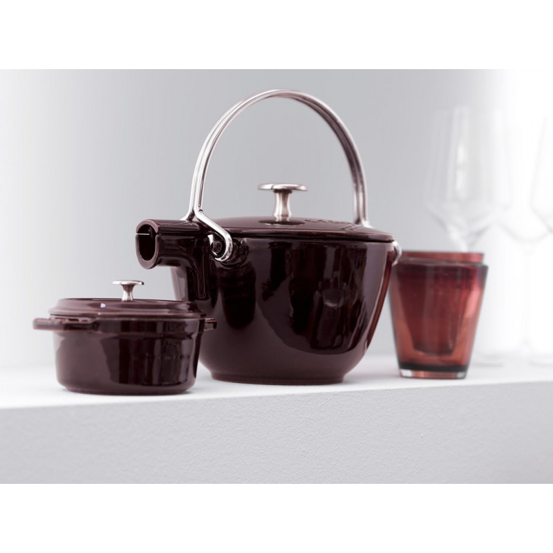 Staub waterketel 1,15 l, bordeaux (40509-424-0)