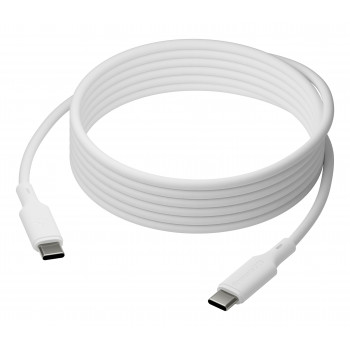 dbramante1928 USB-kabel USB-C naar USB-C, 3 m, 100 W, wit