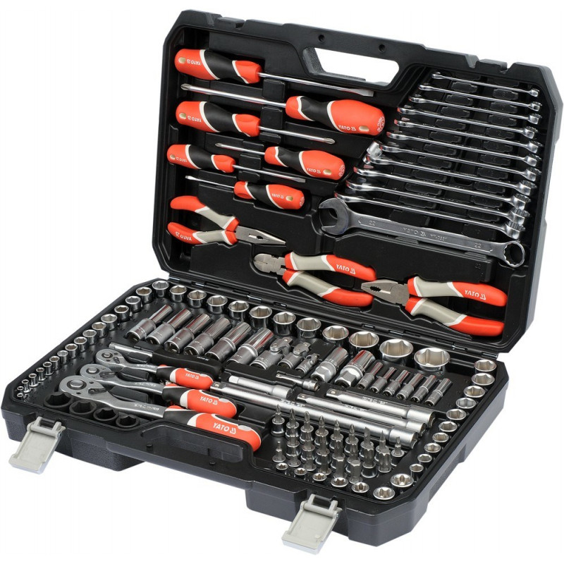 Yato YT-38881 gereedschapsset voor monteurs 129 gereedschappen