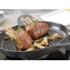 STAUB ronde grillpan van gietijzer met twee handgrepen 40509-522-0 - grafiet 26 cm