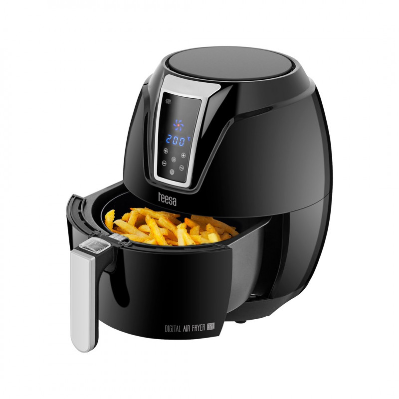 Teesa TSA8046 heteluchtfriteuse, 3,2 l, 1400 W, zwart
