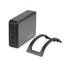 Logilink USB-C bureau-oplader, 240 W, GaN, 4-poorts, 4x USB-C (PD), zwart