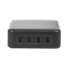 Logilink USB-C bureau-oplader, 240 W, GaN, 4-poorts, 4x USB-C (PD), zwart