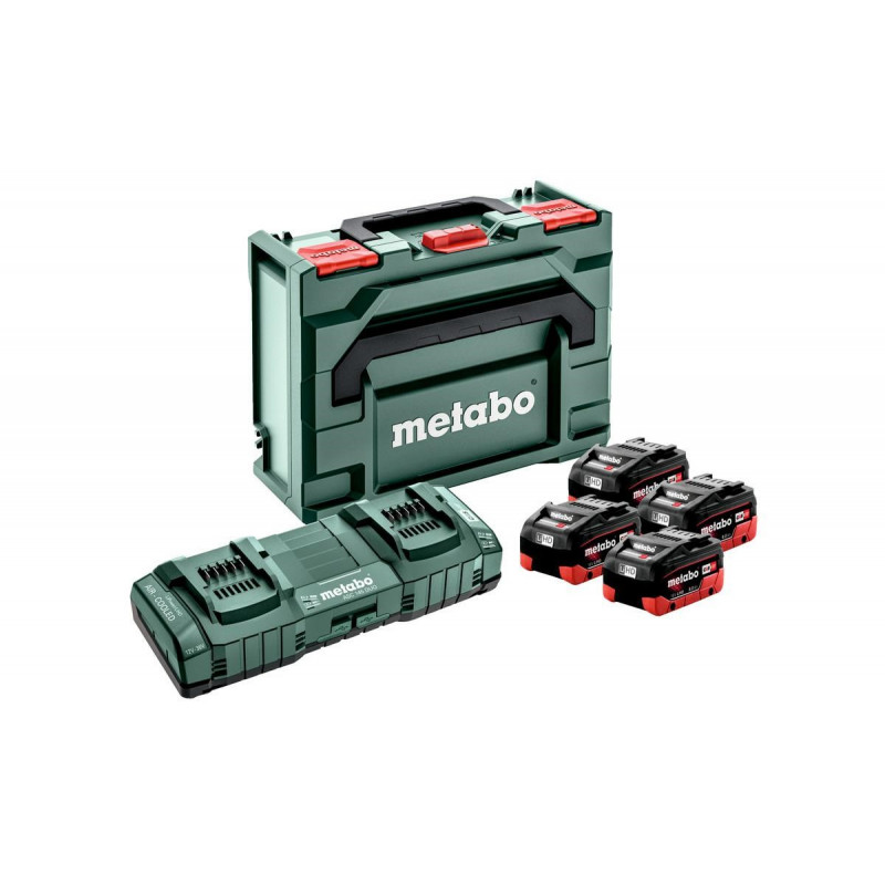 Metabo 18 V LiHD accu 8,0 Ah, 4 st. + oplader (685135000)