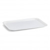 Zeller 26693 melamine dienblad, melamine, wit, 24 x 18 cm