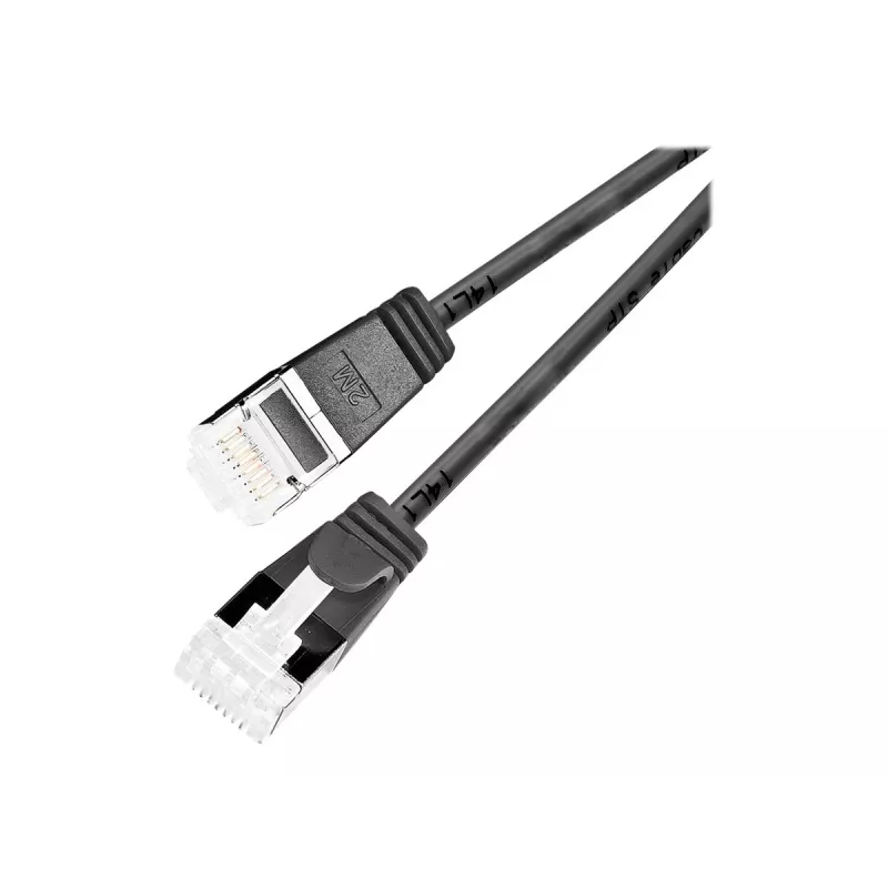 Wirewin Slim Cat6a U/FTP patchkabel RJ45, 5 m, zwart