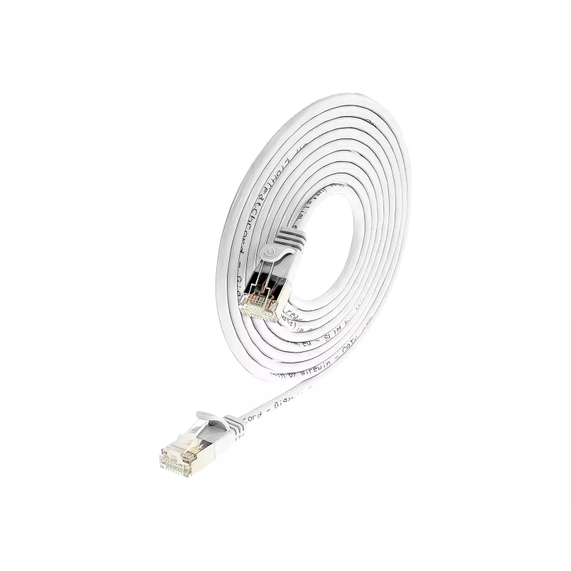 Wirewin Slim Cat6 U/FTP patchkabel RJ45, 7,5 m, wit