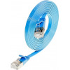 Wirewin Slim Cat6 U/FTP patchkabel RJ45, 0,5 m, blauw