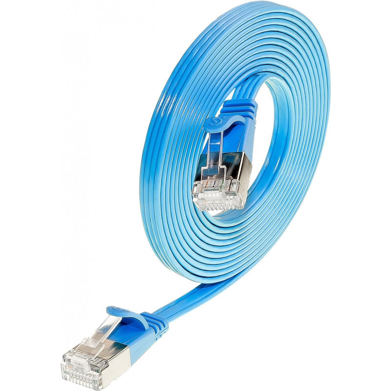 Wirewin Slim Cat6 U/FTP patchkabel RJ45, 0,5 m, blauw