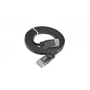 Wirewin Slim Cat6 U/UTP patchkabel RJ45, 0,1 m, zwart