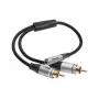 celexon Professional 2x cinch naar stereo-jack M/F audioadapter