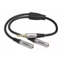celexon Professional stereo-jack naar 2x M/F audioadapter
