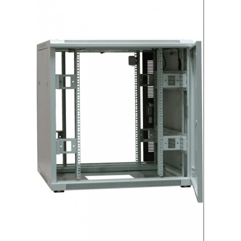 EmiterNet Top staande framekast 16U, stalen/glazen deuren, 800 x 800 x 820 mm (EM/SH05D-8816-SH0)