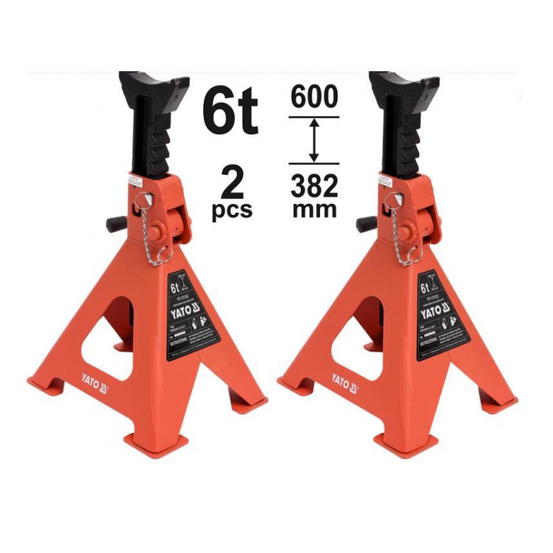 YATO YT-17312 transportroller, 6 t, 2 stuks