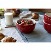 Staub Ceramique schaalset 0,4 L rond keramiek rood 4 stuks