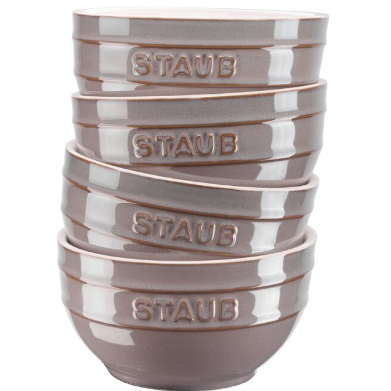Staub ronde schaal 40508-152-0, 12 cm, 4-delige set