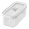 ZWILLING 1026082 rechthoekige bewaarbak voor levensmiddelen, 5,4 l, transparant/wit, 5 stuks