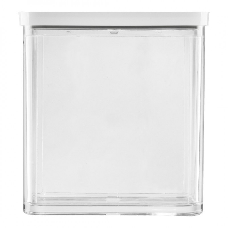 ZWILLING 1026082 rechthoekige bewaarbak voor levensmiddelen, 5,4 l, transparant/wit, 5 stuks