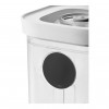 ZWILLING 1026082 rechthoekige bewaarbak voor levensmiddelen, 5,4 l, transparant/wit, 5 stuks