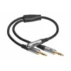 celexon Professional 2x stereo jack audio-adapter, M/F