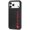 Audi R8 Carbon Fiber MagSafe-hoesje voor iPhone 18 Pro Max / 17 Pro Max, zwart