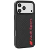 Audi R8 Carbon Fiber MagSafe-hoesje voor iPhone 18 Pro Max / 17 Pro Max, zwart