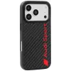 Audi R8 Carbon Fiber MagSafe-hoesje voor iPhone 18 Pro / 17 Pro zwart