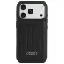 Audi MagSafe-hoesje van kunstleer voor iPhone 18 Pro / 17 Pro, zwart