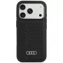 Audi GT kunstleer MagSafe-hoesje voor iPhone 18 Pro / 17 Pro, zwart