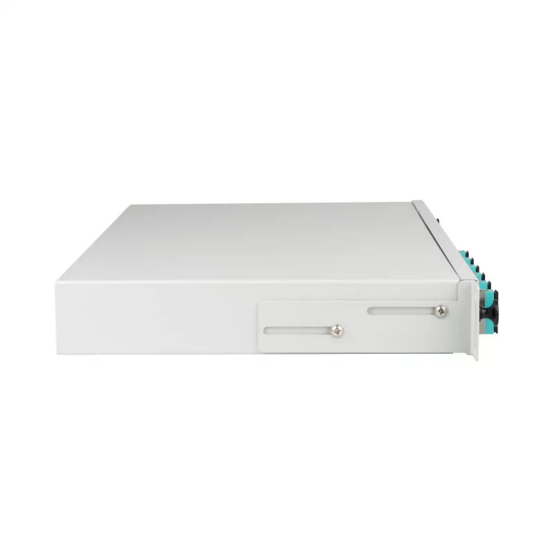 EFB Elektronik uitschuifbare splicebox SC 50/125 µm OM3, 12 pigtails, 6 koppelingen