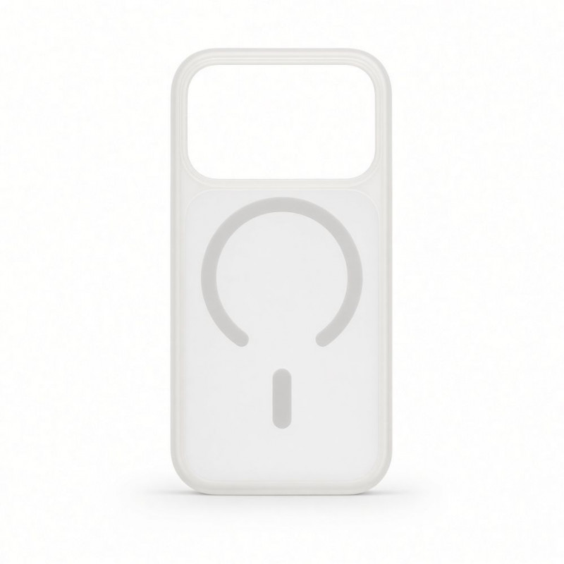 Evelatus Silver-Shield Skin Feel 2-in-1 MagSafe-hoesje voor Apple iPhone 18 Pro, mat transparant