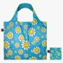 LOQI Smiley tas – Flowers Blue
