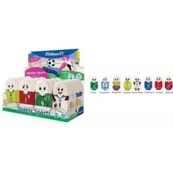 Pelikan Squeezy Sports gum van kunststof, displaybox (400208878)