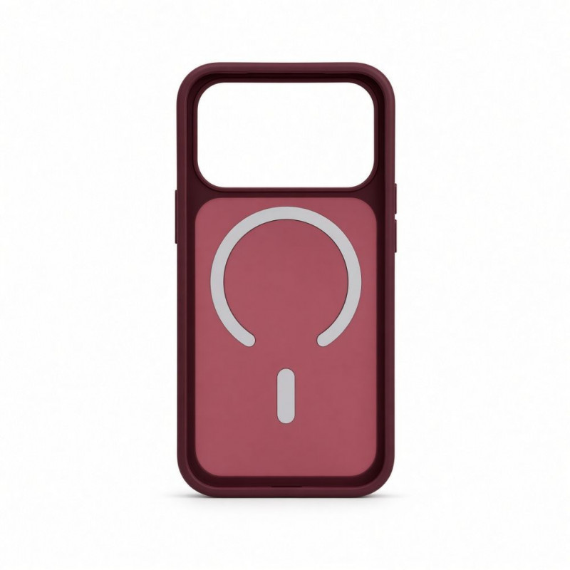 Evelatus Silver-Shield Skin Feel 2-in-1 MagSafe-hoes voor Apple iPhone 18 Pro, bordeaux