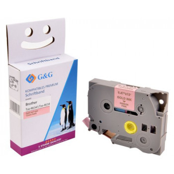 G&G zijden lint, compatibel met Brother TZe-P34P