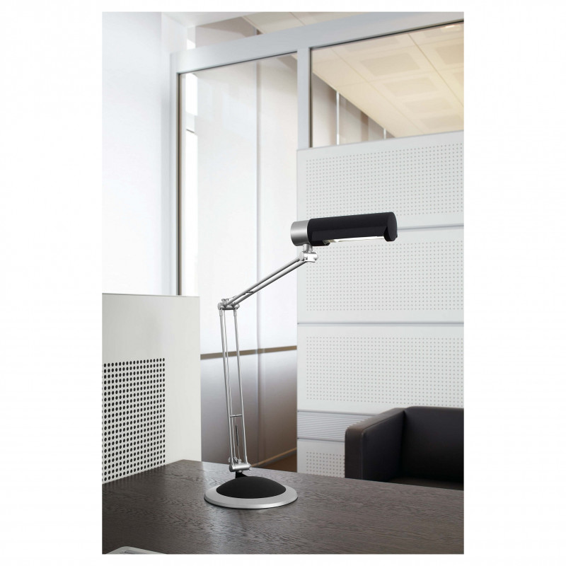 MAUL MAULoffice LED-bureaulamp, 9,5 W, zilver
