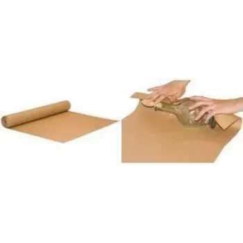 RAADHUIS pakpapier op rol, 750 mm x 250 m, bruin kraftpapier, 70 g/m², bruin gestreept
