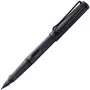 LAMY safari vulpen met patroon, steel black, pen M (1238794)